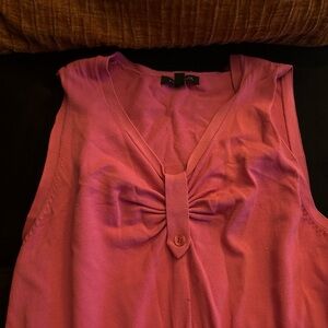 Pink Sleeveless Top
